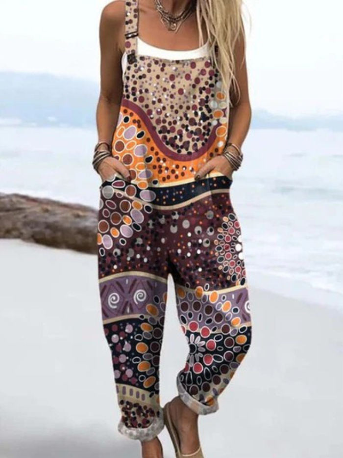 Sahari | Tribal print overall