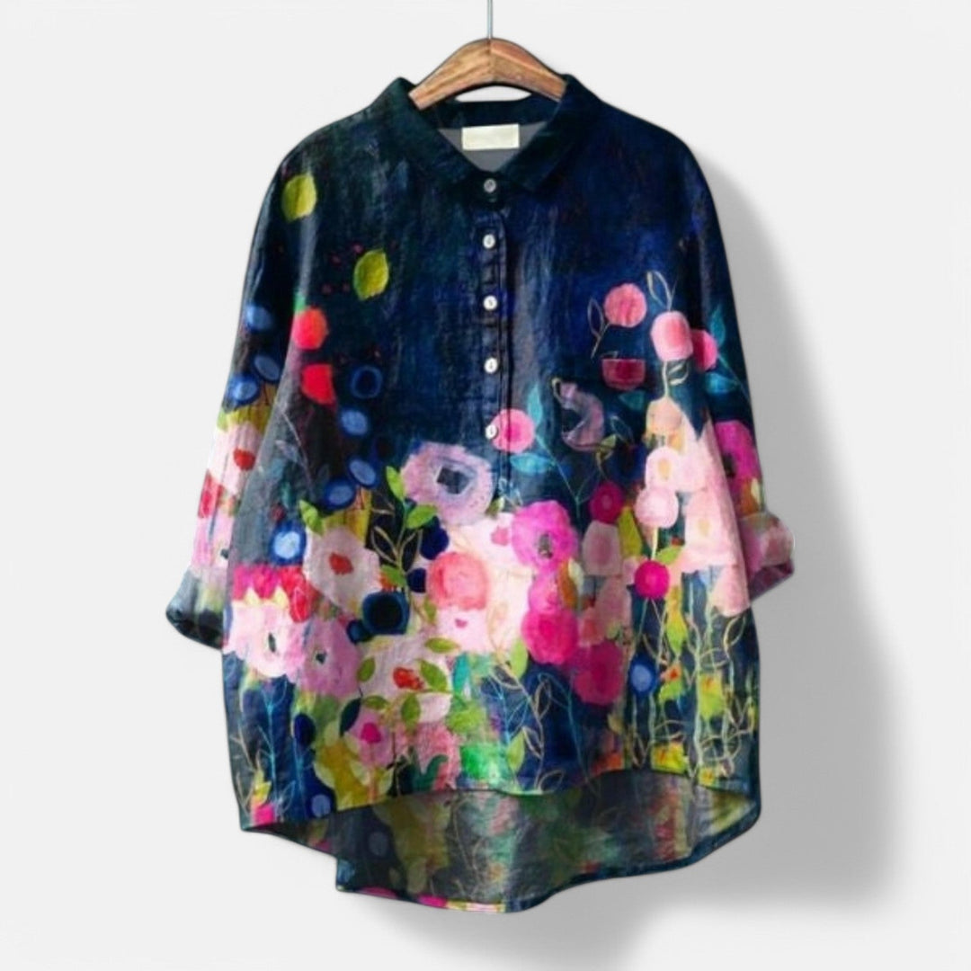 Kiara™ - Elegant Oversize Bluse til Forår