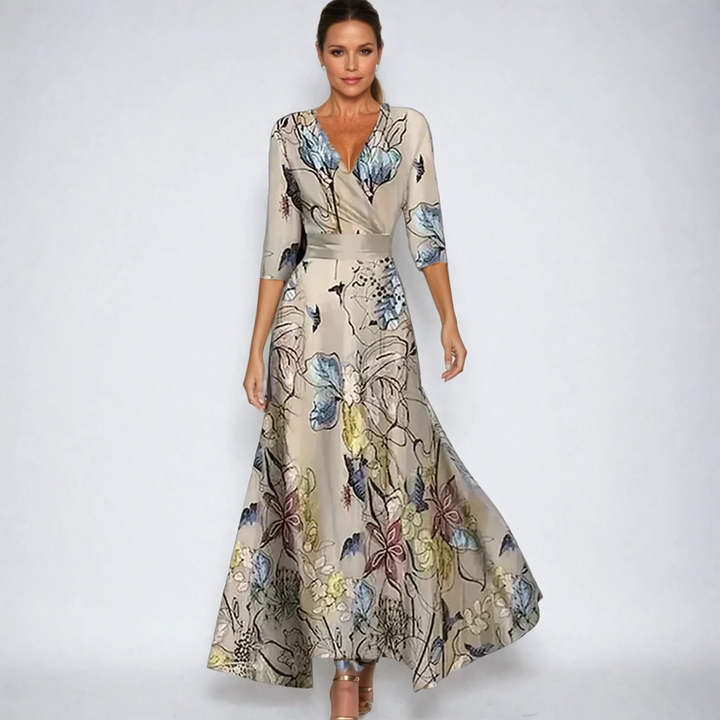 Emily | Stilfuld Blomster Kjole