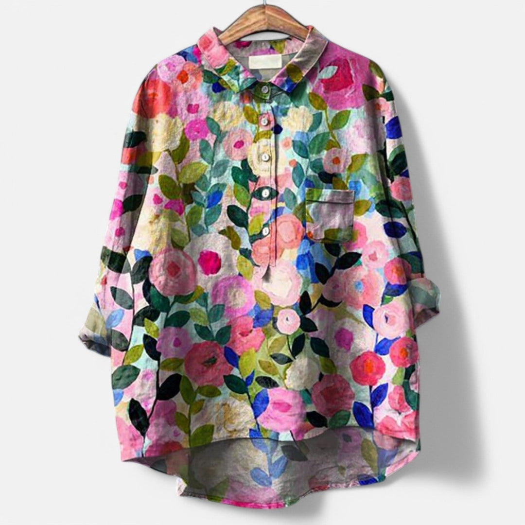 Kiara™ - Elegant Oversize Bluse til Forår