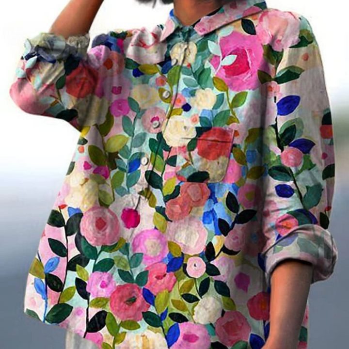 Kiara™ - Elegant Oversize Bluse til Forår
