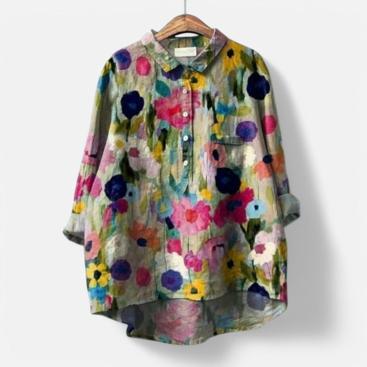Kiara™ - Elegant Oversize Bluse til Forår