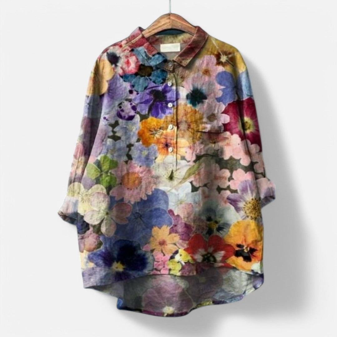 Kiara™ - Elegant Oversize Bluse til Forår