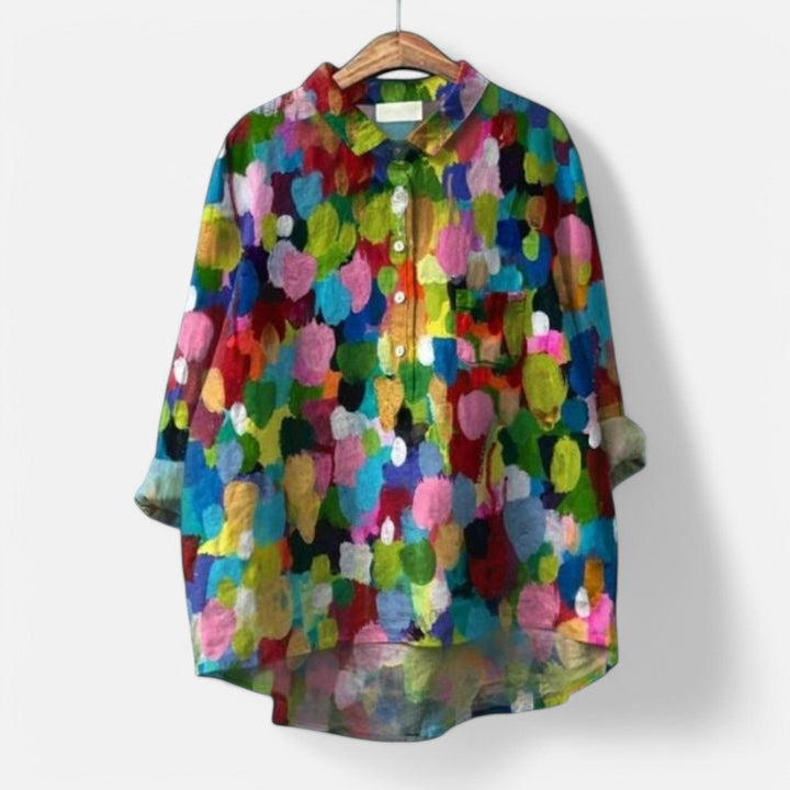 Kiara™ - Elegant Oversize Bluse til Forår