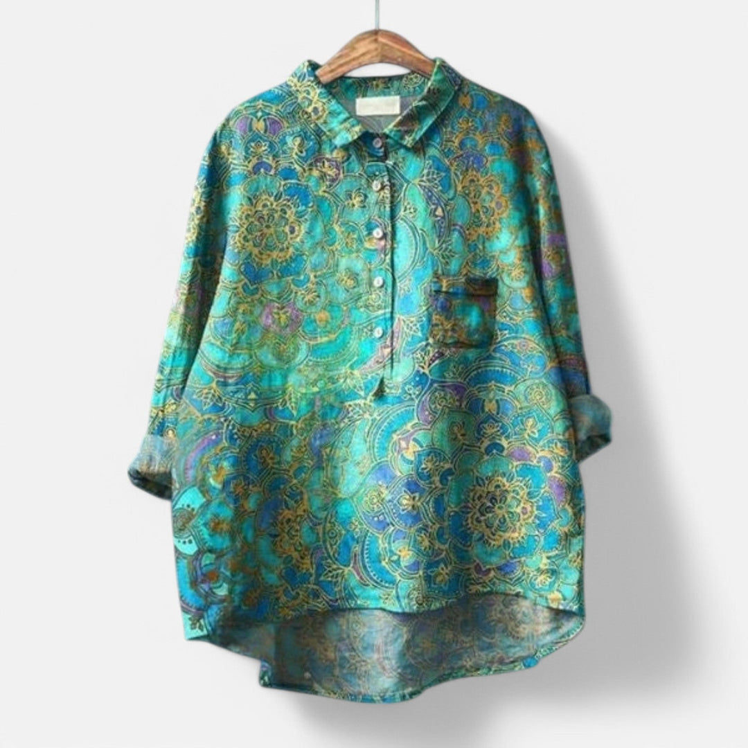 Kiara™ - Elegant Oversize Bluse til Forår