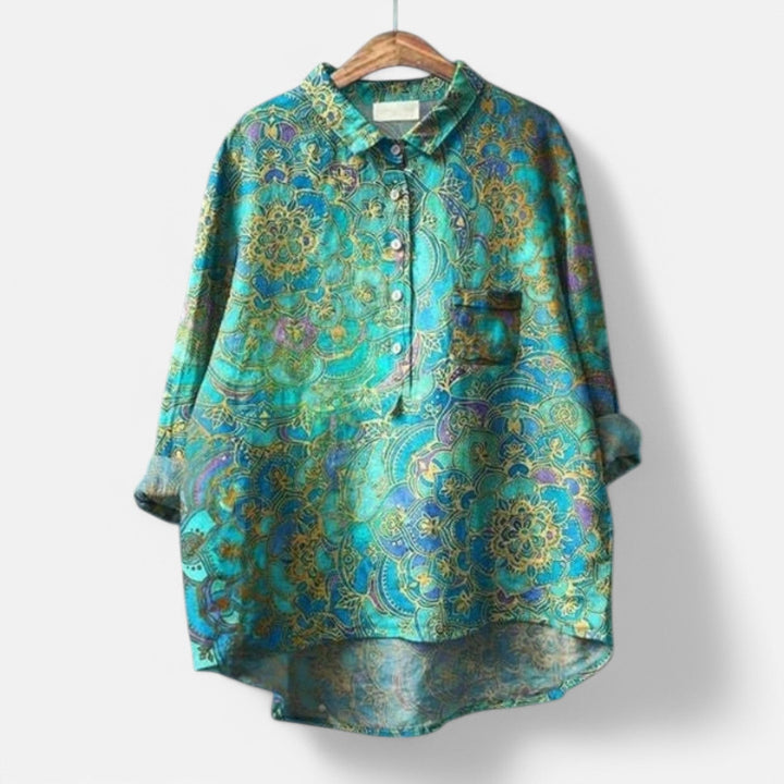 Kiara™ - Elegant Oversize Bluse til Forår