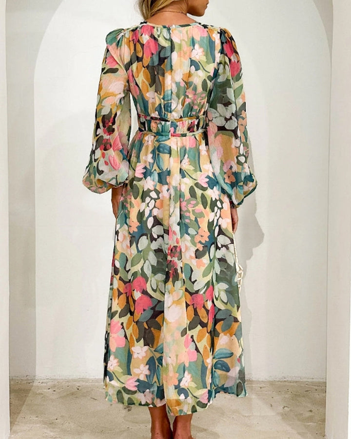 Elvira™ - Lang boho-kjole