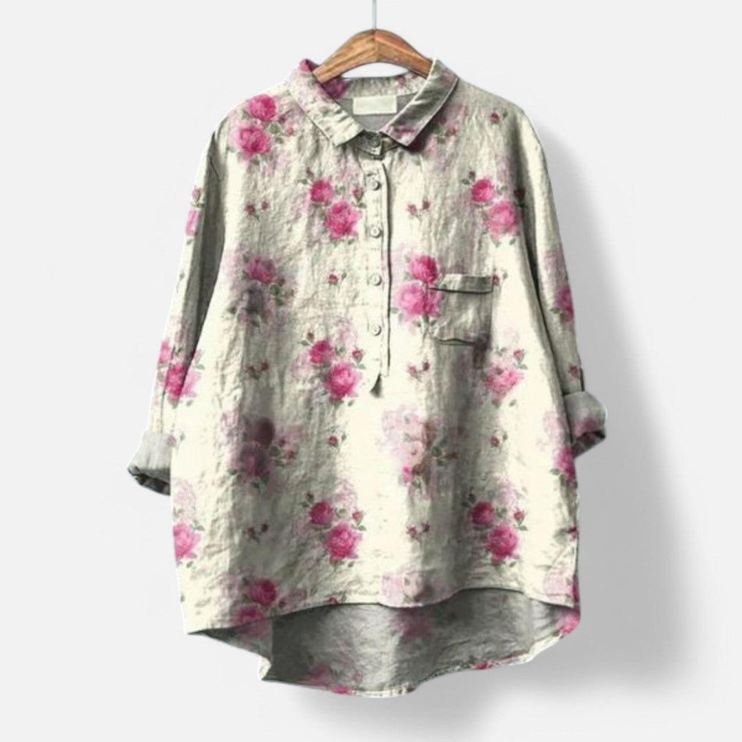 Kiara™ - Elegant Oversize Bluse til Forår
