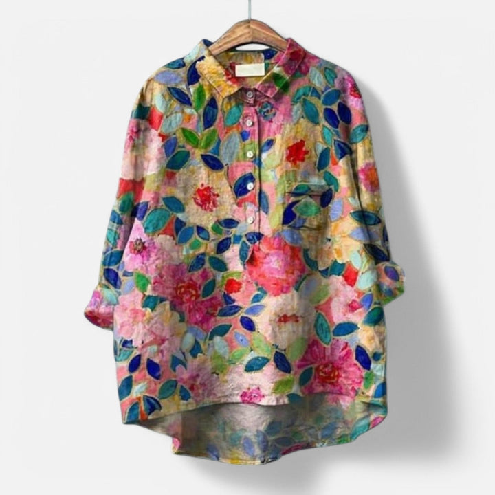 Kiara™ - Elegant Oversize Bluse til Forår