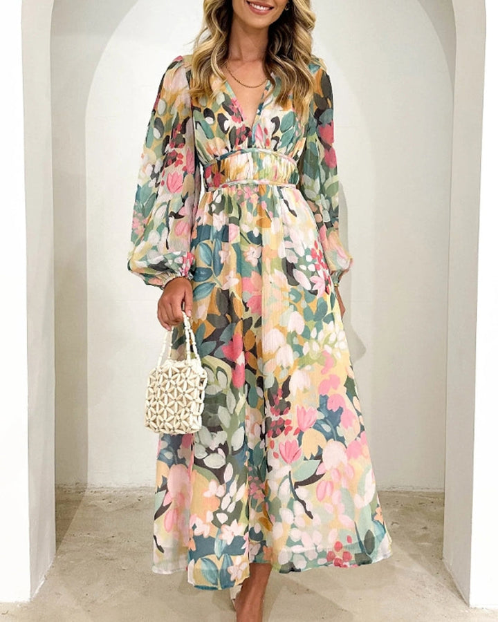 Elvira™ - Lang boho-kjole