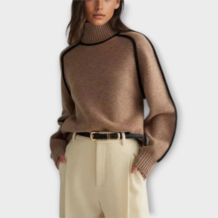 Mystica™ - Blød og elegant rullekrave sweater