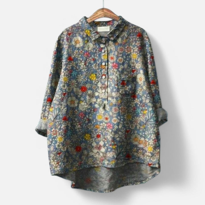 Kiara™ - Elegant Oversize Bluse til Forår